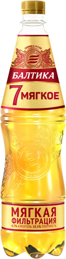 Пиво "Балтика" №7 Мягкое, 4,7%, 0,95л