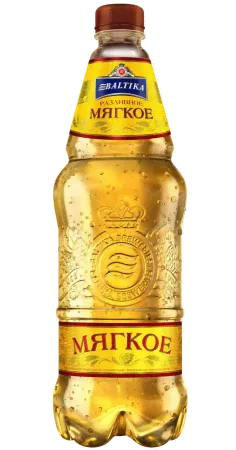 Пиво светлое Балтика Мягкое №7 0,95л 4,7% пэт